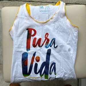 Pura Vida Costa Rica racer back tank small